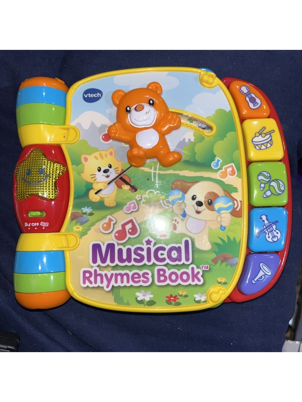 VTech 80166700 Musical Rhymes Educational Book for Babies